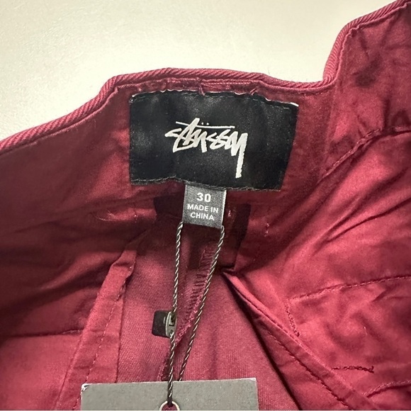 Stussy Hawk Pants 116341 Men’s 30 in Wine - Picture 4 of 8